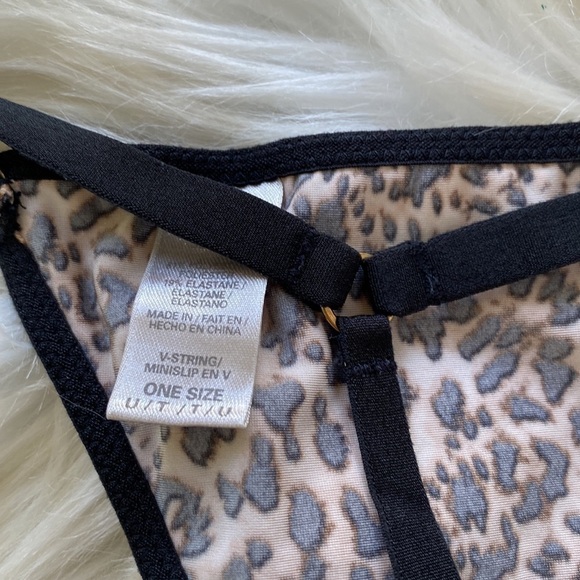Y2K vintage Victoria’s Secret leopard print G string - Picture 4 of 6